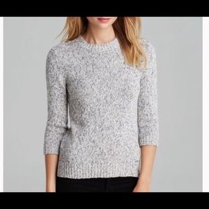Theory Rainee Terry Sweater, Grey Marl, Size P